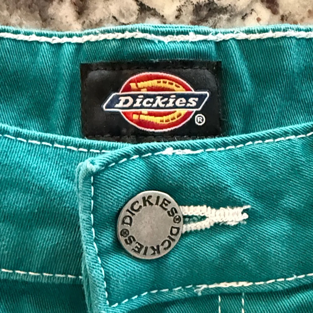 Dickies Women's High Waisted Carpenter Shorts 3" - Deep Lake - Picture 6 of 7